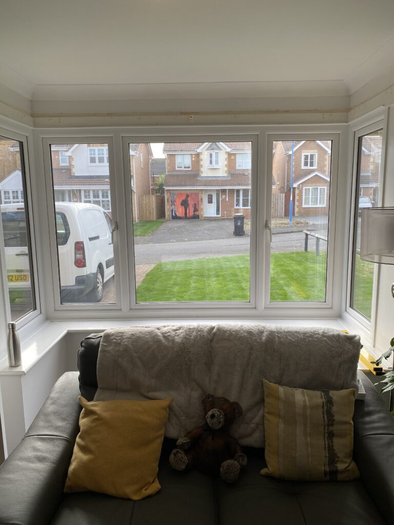 A nice bay window fitted in Seaton Carew
Our shutters are made from Basswood which is a hardwood. Giving them strength and rigidity. This gives you peace of mind knowing you’ve bought a top quality shutter.